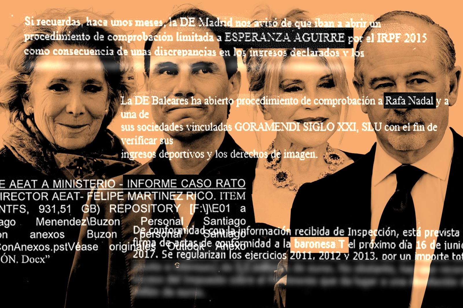 De Rato a la baronesa Thyssen: el envío de “información reservada” al jefe de Gabinete de Montoro sobre inspecciones fiscales