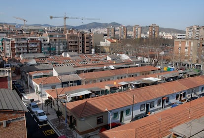 Las casas baratas en el barrio de Bon Pastor.