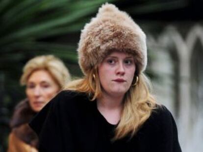 Adele, en una jornada de compras