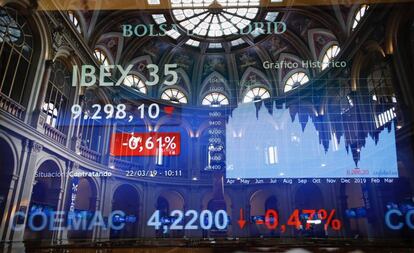 Imagen de la Bolsa de Madrid.