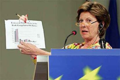 Neelie Kroes, comisaria europea de Competencia.