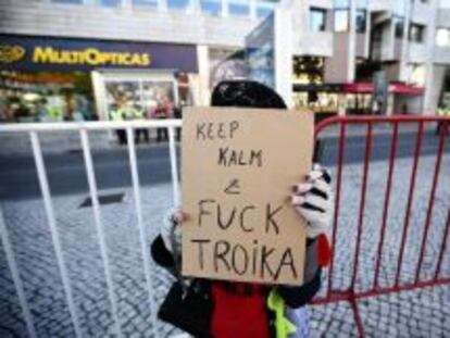 Protestas contra la troika en Lisboa