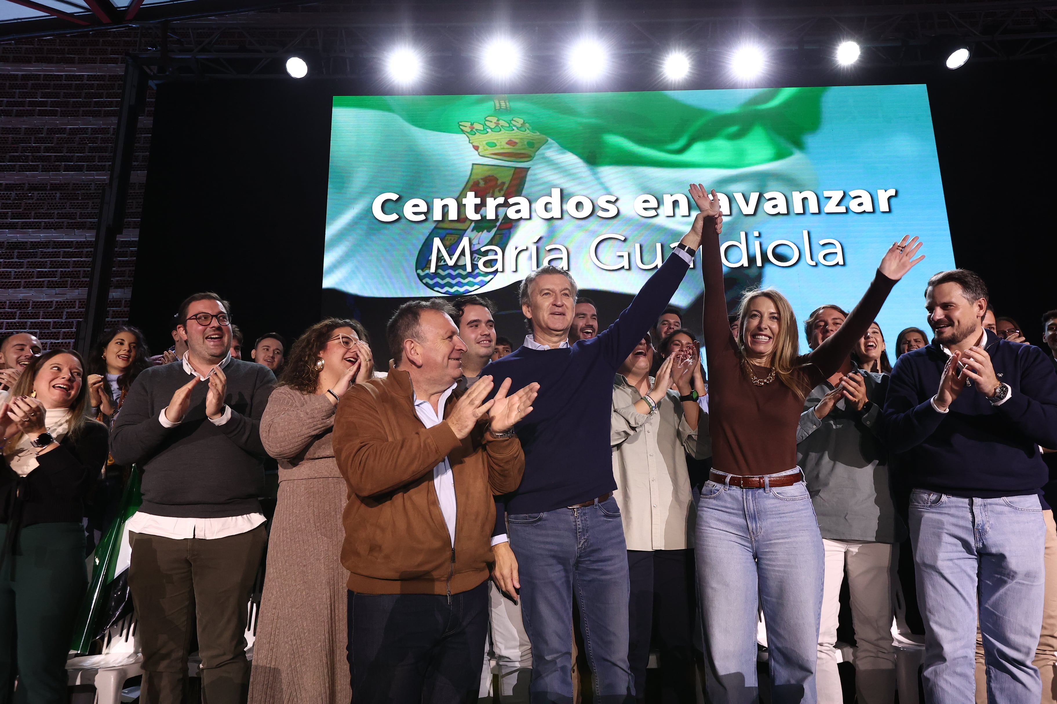Feijóo apela a concentrar el voto en el PP en las elecciones extremeñas frente a la “pinza” de Vox y PSOE