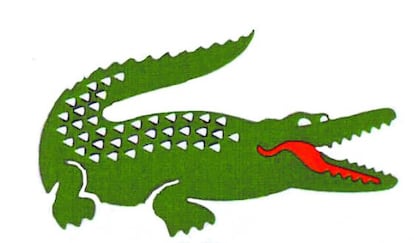 El logo de Lacoste.