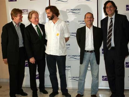 John Kennedy, Jurgen Larsson, Joan Padrón, José María Cámara y Antonio Guisasola.
