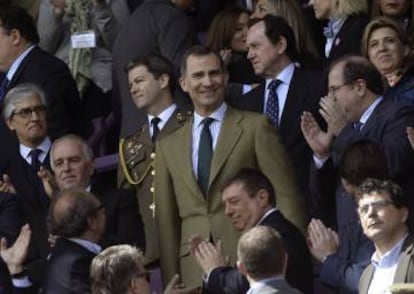 El rey Felipe VI en el José Zorrilla de Valladolid.