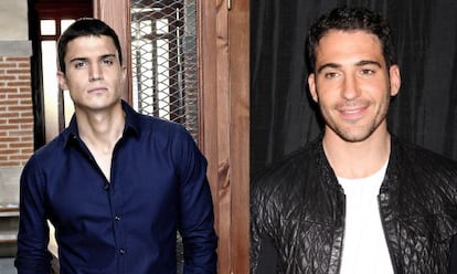 Los actores &Aacute;lex Gonz&aacute;lez y, a la derecha, Miguel &Aacute;ngel Silvestre. 