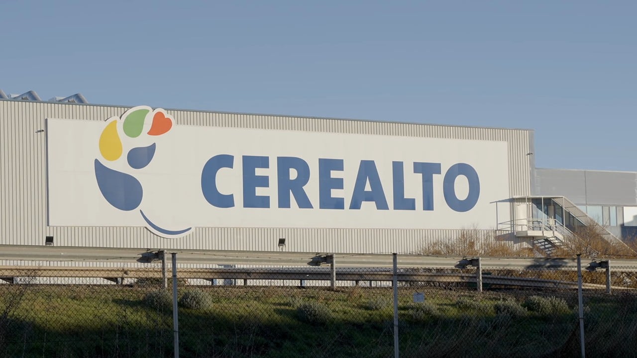 Exterior de una fábrica de Cerealto.