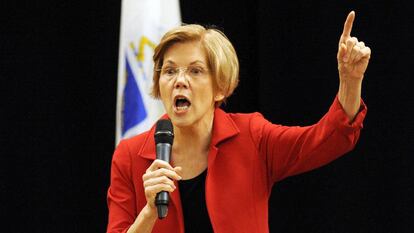 La senadora estadounidense Elizabeth Warren.