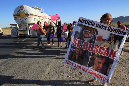 Protesta por violación en Samalayuca