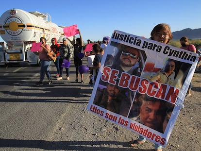 Protesta por violación en Samalayuca