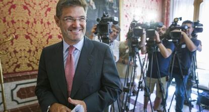 El actual ministro de Justicia, Rafael Catal&aacute;.