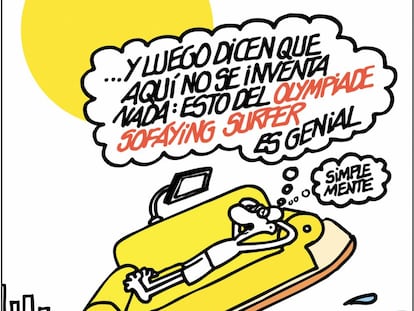– And they say nothing is invented here...this "Olympiade Sofaying Surfer" is great! Just great.