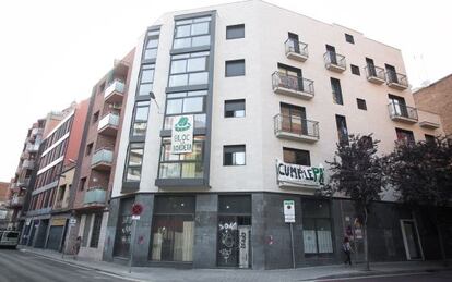 El edificio 'okupado'.