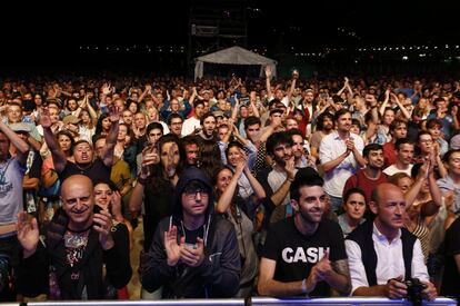 Ambiente durante el festival, el 26 de julio.