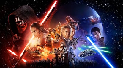 Una imagen de &#039;Star Wars: El despertar de la Fuerza&#039;, la pel&iacute;cula m&aacute;s vista en Europa en 2015. 