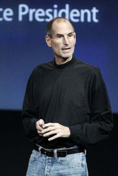Steve Jobs, en octubre del pasado año, en una convención.