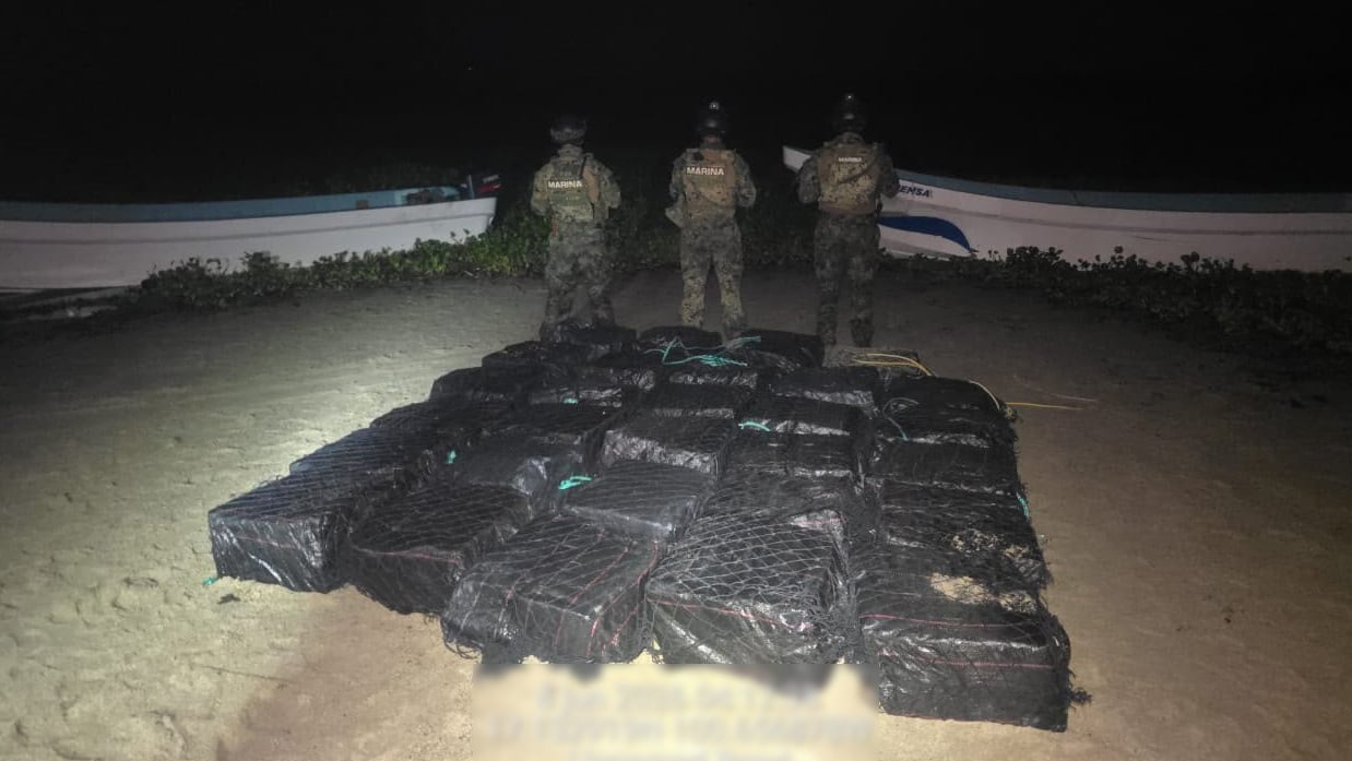 La Marina se incauta de más de una tonelada de cocaína en Gu