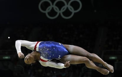 Simone Biles en Río 2016.