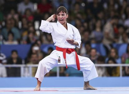 La karateca Sandra Sánchez, número uno mundial, es embajadora del programa Universo Mujer.