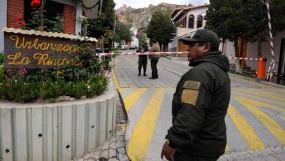La zona residencial de La Rinconada, donde vive la embajadora mexicana en La Paz.