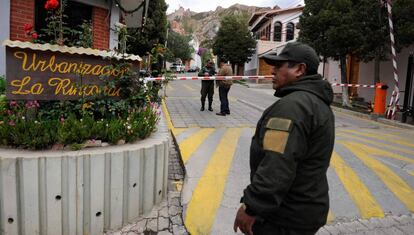 La zona residencial de La Rinconada, donde vive la embajadora mexicana en La Paz. 