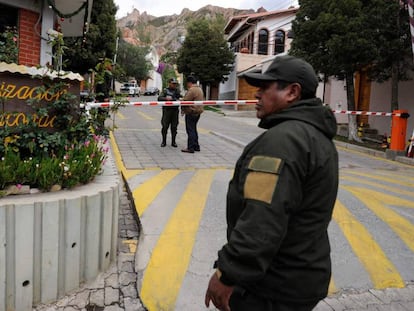 La zona residencial de La Rinconada, donde vive la embajadora mexicana en La Paz. 