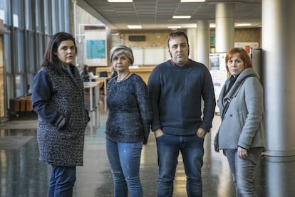 De izq.a dcha., los profesores asociados valencianos Anna Diaz [ha dejado recientemente de serlo] Yolanda Lifante, Pablo Lluch y Alicia Martí.