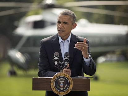 Obama faz discurso na Casa Branca sobre Israel.