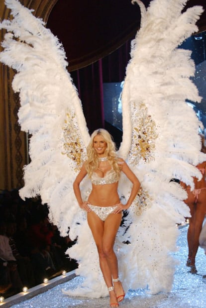 Heidi Klum, en uno de sus desfiles de Victoria's Secret.