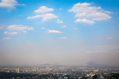 Vista del Valle de México, el 19 de marzo 2025.