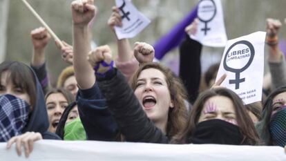 Manifestación del pasado 8M en Madrid.