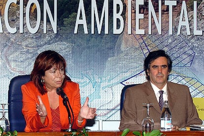 La ministra de Medio Ambiente, durante la I Conferencia Nacional de Evaluación Ambiental.