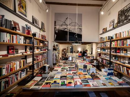 Librería "La memòria", en el barrio de Gràcia.