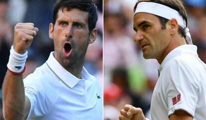 Djokovic y Federer celebran victorias en Wimbledon 2019