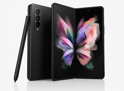 Samsung Galaxy Z Fold de color negro