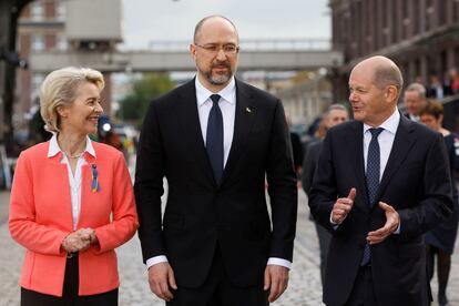 Von der Leyen y Scholz