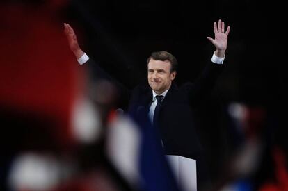 Emmanuel Macron, presidente electo de Francia.