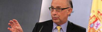 El ministro de Hacienda y Administraciones Públicas, Cristóbal Montoro