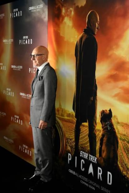 Patrick Stewart en el estreno de 'Star Trek: Picard' en Los Ángeles.