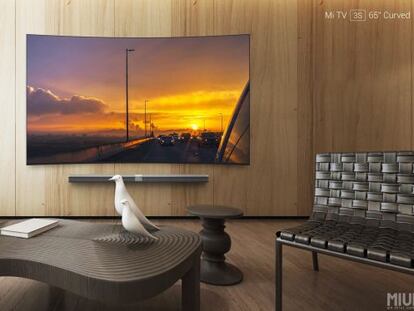 Nuevo Xiaomi Mi TV 3S, un televisor 4K curvo de 65 pulgadas por 1.200 euros