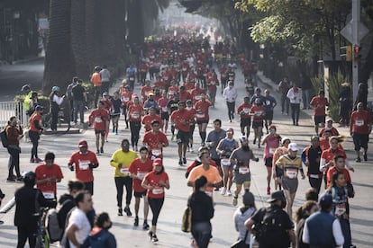 Al maratón se inscribieron más de 20.000 personas, siendo el primer maratón que se lleva a cabo en el contexto de la pandemia de coronavirus en América Latina.