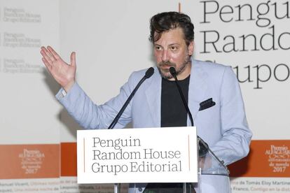 El escritor Ray Loriga, en la entrega del Premio Alfaguara el pasado mayo.