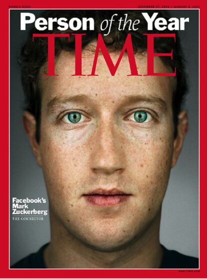 Portada de la revista Time con Mark Zuckerberg