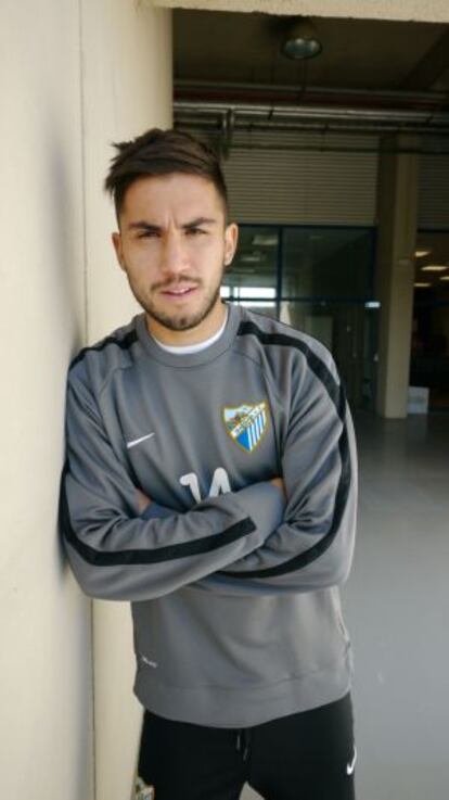 Pepe Morales, tras un entrenamiento.