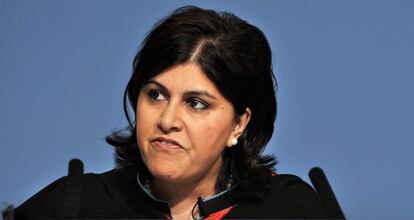 Imagen de archivo de Sayeeda Warsi en Birmingham. 