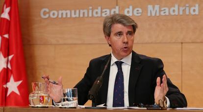 El portavoz del gobierno de la Comunidad de Madrid, Ángel Garrido.