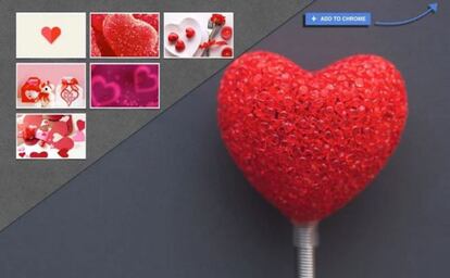 San Valentín en Chrome