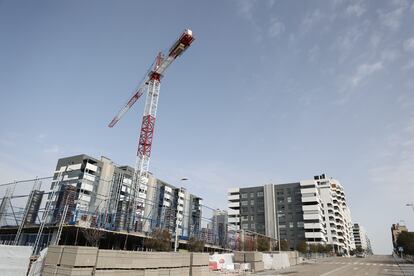 La construcción es uno de los sectores donde la reforma laboral ha atajado más la temporalidad.
Eduardo Parra / Europa Press