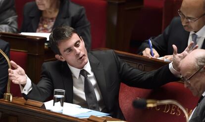 El primer ministro francés, en la Asamblea Nacional el 22 de octubre